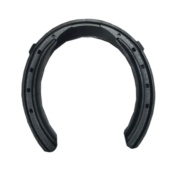 Horseshoe, made by die forging+machining
