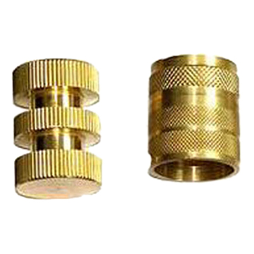 Copper Turning+Knurling Parts